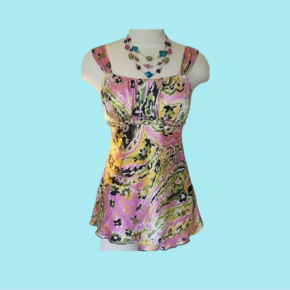 Top, 🚨3/$15 multi color tank - Picture 1 of 9